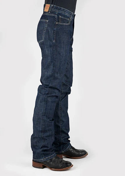 Stetson 1210 Pierna Recta (Lavado Oscuro) - Jeans para Hombres