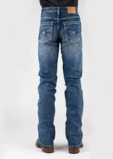 Stetson 1211 Pierna Recta Elástica (Lavado Medio) - Jeans de Hombre