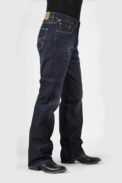 Stetson 1312 Fit Deconstructed (lavado oscuro) - Jeans para hombre