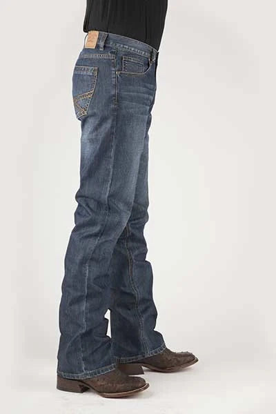 Stetson 1312 Modern Fit (Lavado Oscuro) - Jeans de Hombre
