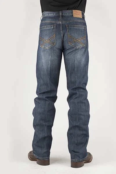 Stetson 1312 Modern Fit (Lavado Oscuro) - Jeans de Hombre