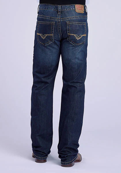 Stetson 1312 Modern Fit (Gold/Lavado Medio) - Jeans de Hombre