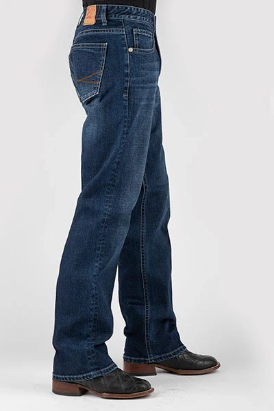 Stetson 1313 Modern Fit Stretch (Dark Wash) - Jeans de hombre