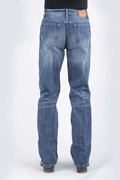 Pantalones vaqueros de hombre Stetson 1520 de corte recto (lavado claro)