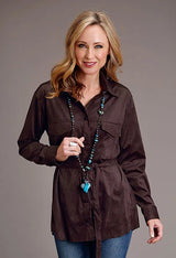 Stetson 1914 Solid (Chocolate) - Women's Long Shirt