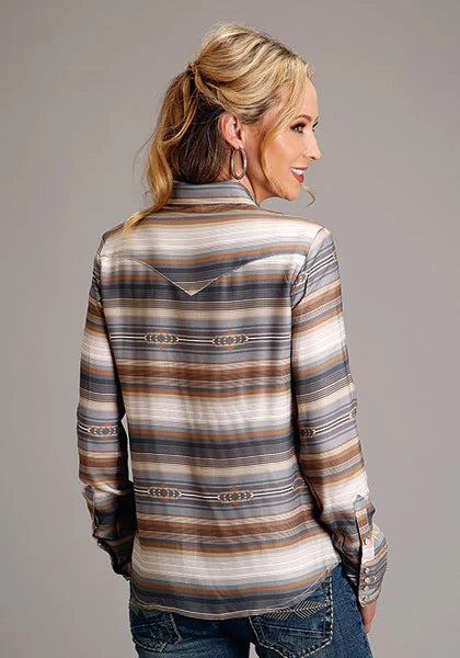 Stetson 1733 Desert Serape (Marrón) - Blusa para Mujer