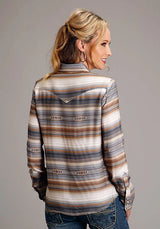 Stetson 1733 Desert Serape (Marrón) - Blusa para Mujer