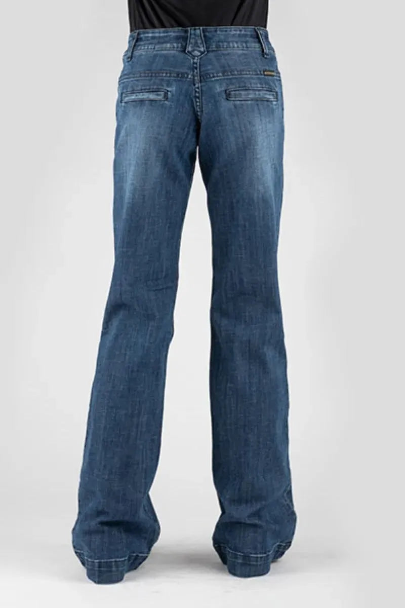Stetson 214 Pantalones acampanados (lavado medio) - Jeans de mujer