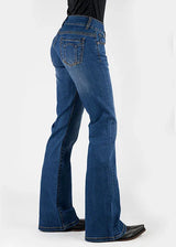 Stetson 816 Classic Stretch Boot Cut (lavado oscuro) - Vaqueros de mujer