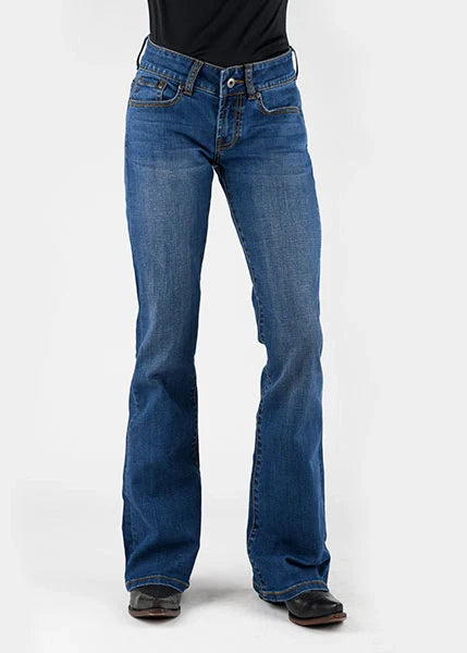 Stetson 816 Classic Stretch Boot Cut (lavado oscuro) - Vaqueros de mujer