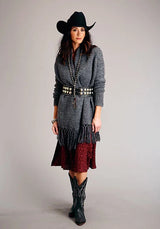 Vestido vaquero Stetson 1770 Ditzy (Rojo) - para mujer