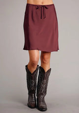 Stetson 1763 Poly Satin (Wine) - Women's Skirt