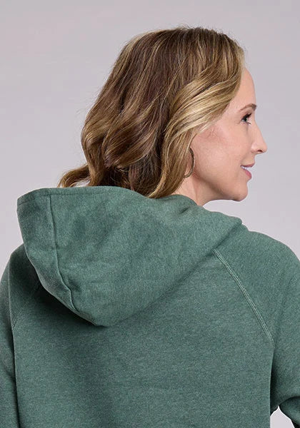 Sudadera con capucha Stetson Script Logo (verde) - Mujer
