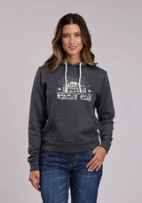 Stetson USA Sun Logo (Black) - Women's Hoodie Sweatshirt
