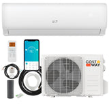 Sistema de Aire Acondicionado y Calefacción Mini Split 11500 BTU 115V con Bomba de Calor y Wifi