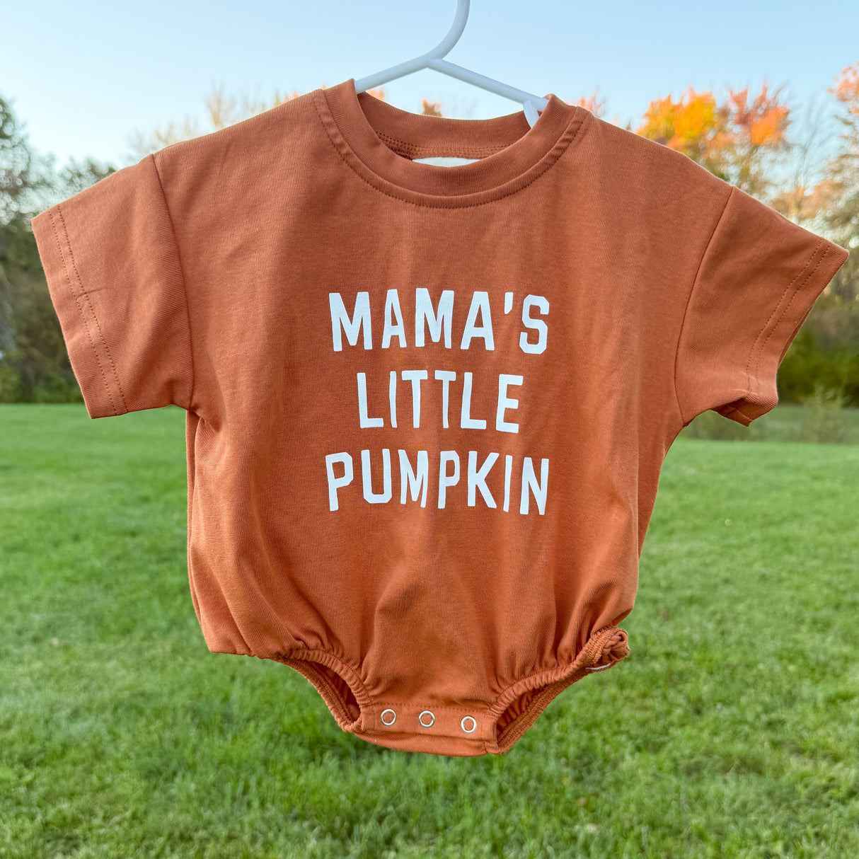Mameluco con camiseta "La Calabacita de Mamá"