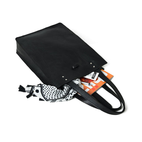 Bolso de cuero Ebony Elegance