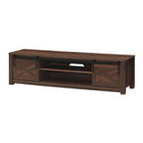 Mueble de TV de 65 pulgadas con puerta corrediza estilo granero
