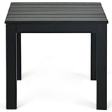 Wooden Square Patio Coffee Bistro Table