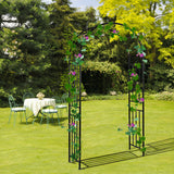 Arco para plantas trepadoras de decoración de jardín de 7.2 pies