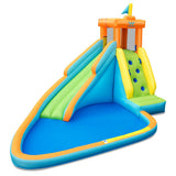 Casa inflable con tobogán de agua sin soplador