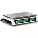Balanza electrónica de cálculo de precios de 66 lb con pantalla LCD