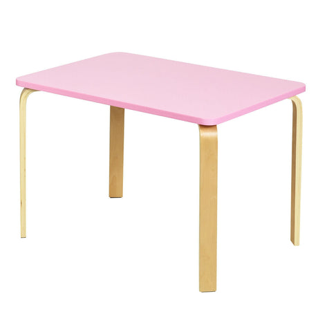 Juego de mesa y 2 sillas de madera de 3 piezas para niños
