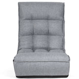 Sofá perezoso plegable con silla de suelo ajustable de 4 posiciones