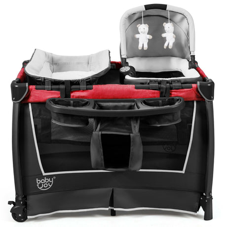 Parque de juegos portátil convertible 4 en 1 para bebé