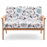 Modern Fabric Loveseat Sofa Couch Upholstered 2-Seat Armchair