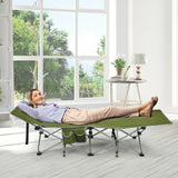 Catres Plegables de Camping con Bolsillo Lateral y Reposacabezas Desmontable