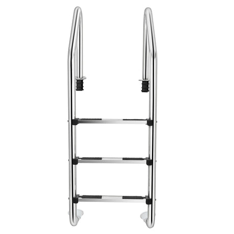 Escalera de Acero Inoxidable para Piscina de 3 Peldaños Antideslizantes