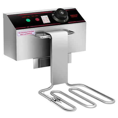 Freidora eléctrica de encimera de doble cubeta de 3400 W