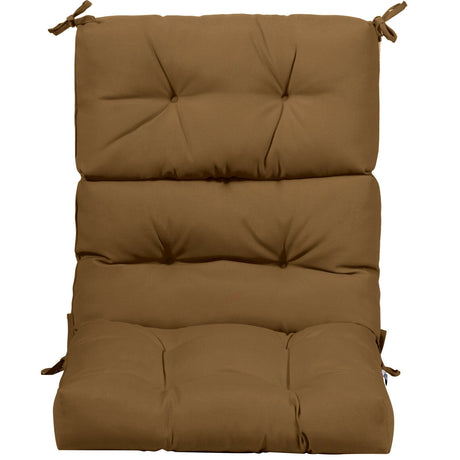 Cojín de asiento para silla de patio exterior, con mechones, de 22 x 44 pulgadas