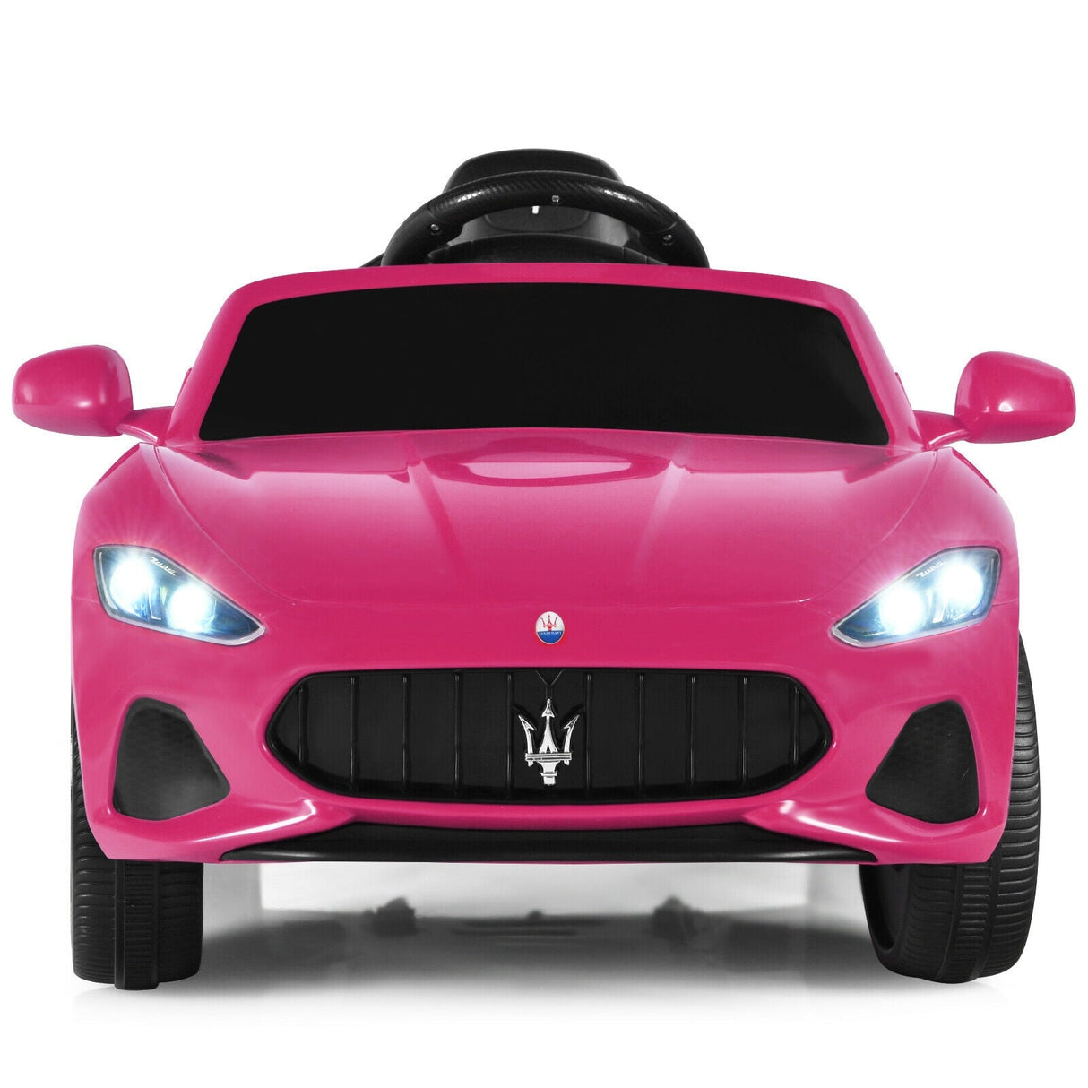 Coche montable de 12 V para niños con control remoto y luces