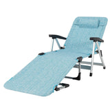 Tumbona Plegable de Playa con 7 Posiciones Ajustables
