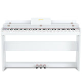 88 Key Full Size Electric Piano Keyboard with Stand 3 Pedals MIDI Function