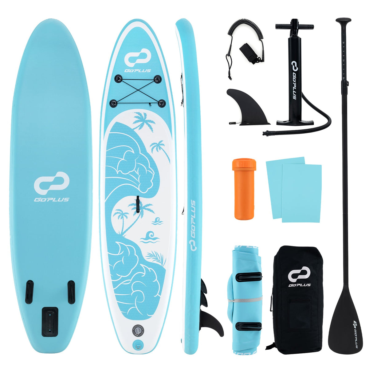 Tabla de paddle surf hinchable de 10/11 pies con accesorios SUP prémium