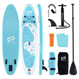 Tabla de paddle surf hinchable de 10/11 pies con accesorios SUP prémium