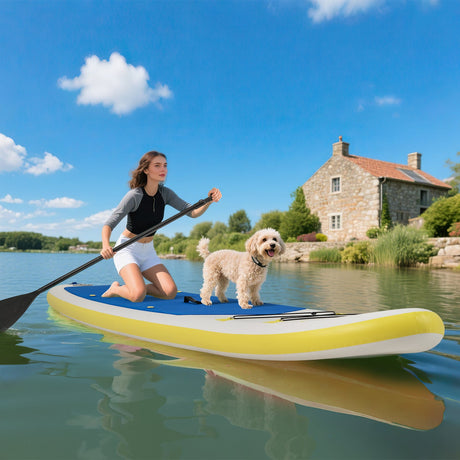 11 Pies Tabla Hinchable de Paddle Surf (SUP) Premium con Accesorios para Jóvenes y Adultos-L