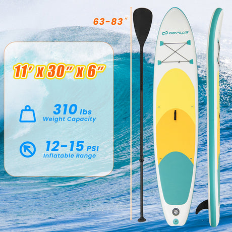 Tabla de paddle surf hinchable premium de 11 pies - L