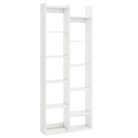 Librero organizador moderno de 11 niveles con kits antivuelco