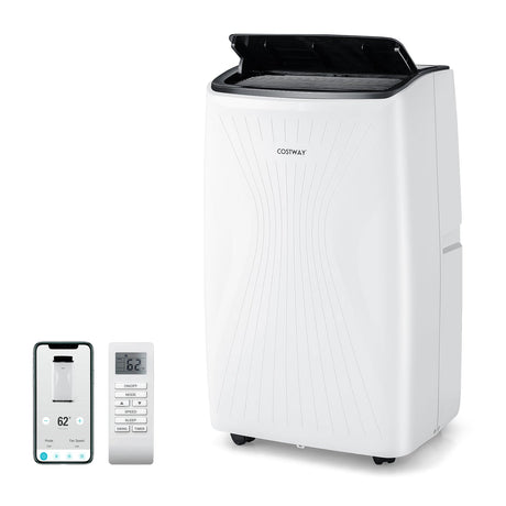 Aire acondicionado portátil de 12000 BTU con calefacción y WiFi inteligente