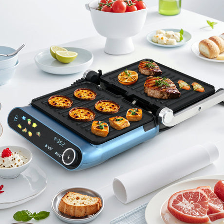 Parrilla de Prensa de 1200W con Pantalla LED