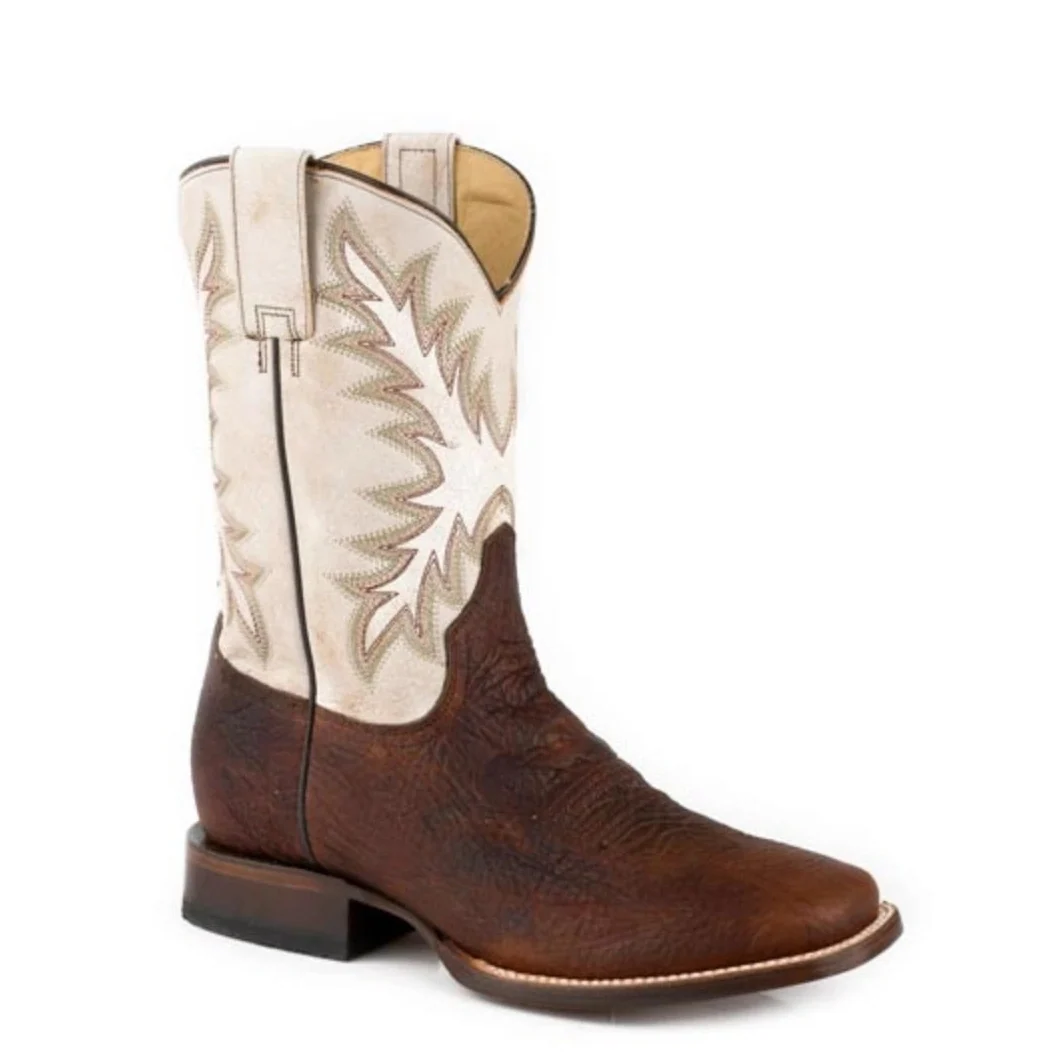 Stetson Cole (Blanco) - Bota vaquera de hombre
