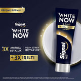 Signal White Now Gold Toothpaste 75ml - Instant Whitening | Stain Removal