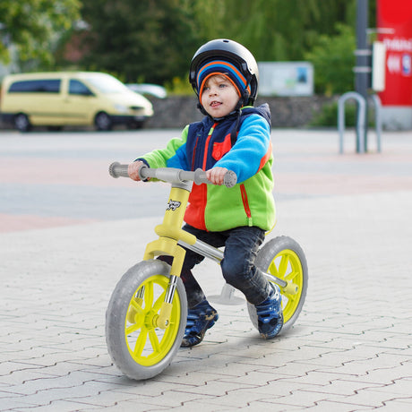Bicicleta de Equilibrio de 12 Pulgadas con Asiento Ajustable y Manillar Giratorio