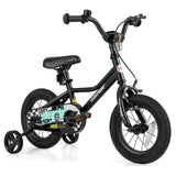 Bicicleta infantil de 12 pulgadas, ajustable para niños de 3 a 4 años, con cuadro de paso bajo