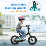 Bicicleta infantil de 12 pulgadas, ajustable para niños de 3 a 4 años, con cuadro de paso bajo