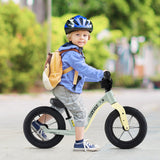 Bicicleta de equilibrio de 12 pulgadas con asiento ajustable y manillar giratorio para mayores de 36 meses